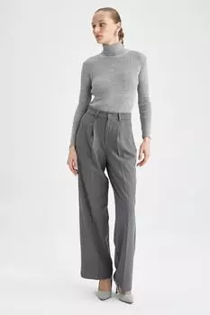 Широкие брюки DeFacto, серый