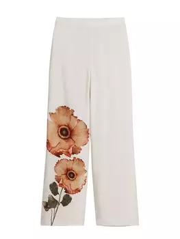 Широкие брюки Desigual, экрю