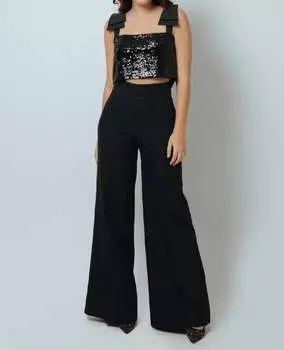 Широкие брюки Dione цвета охры Kleid, цвет ocre