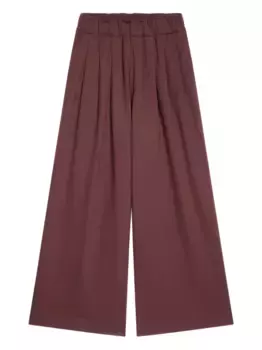 Широкие брюки DRIES VAN NOTEN, коричневый