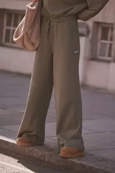 Широкие брюки джоггеры Self., зеленый