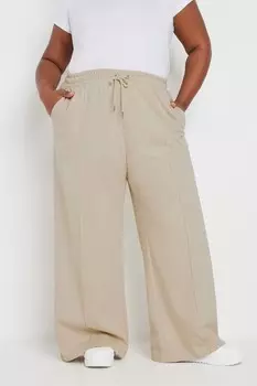 Широкие брюки джоггеры Yours Curve, коричневый