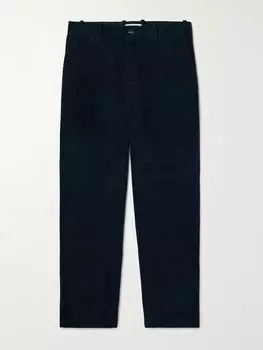 Широкие брюки Edward из органического хлопка и вельвета MR P., синий