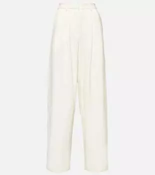 Широкие брюки eleanor white label Proenza Schouler, белый