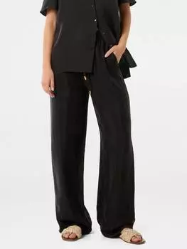 Широкие брюки emma cupro Forever New, черный
