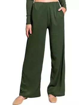 Широкие брюки Emmerson зеленого цвета MINKPINK