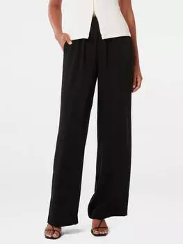 Широкие брюки enya с эластичной талией Forever New, черный