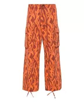 Широкие брюки Erl, оранжевый