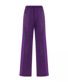 Широкие брюки F**K, фиолетовый