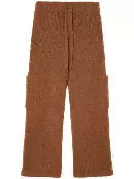 Широкие брюки Finest Pants Alanui, коричневый