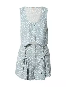 Широкие брюки Free People, темно-синий