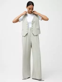 Широкие брюки French Connection, цвет Pistachio Green