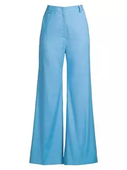 Широкие брюки Grazia Weekend Max Mara, синий