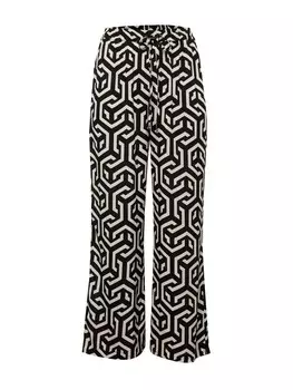 Широкие брюки Guido Maria Kretschmer Curvy Hellen, черный/белый