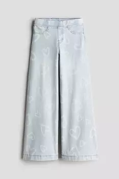 Широкие брюки H&M, голубой