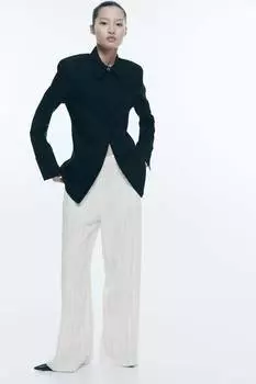 Широкие брюки H&M, мультиколор