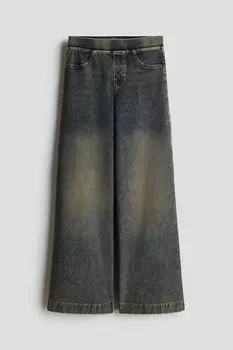 Широкие брюки H&M, серый
