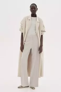 Широкие брюки H&M, серый