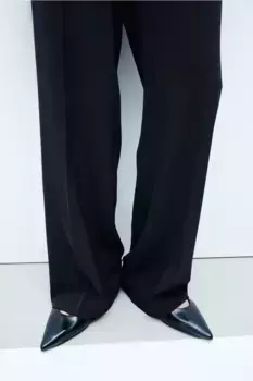 Широкие брюки H&M, синий