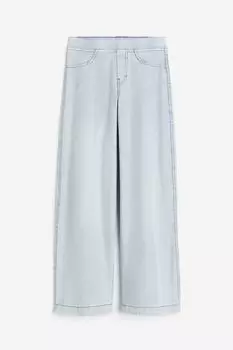 Широкие брюки H&M, синий