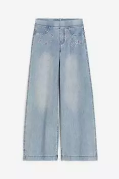 Широкие брюки H&M, синий