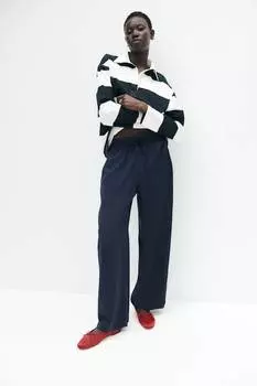 Широкие брюки H&M, синий