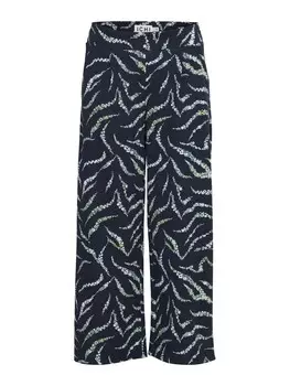 Широкие брюки Ichi KATE, темно-синий