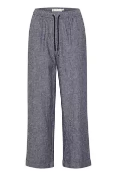 Широкие брюки Inwear Driza, пестрый синий