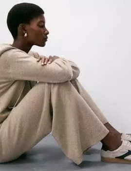 Широкие брюки из чистого кашемира Autograph, цвет Neutral