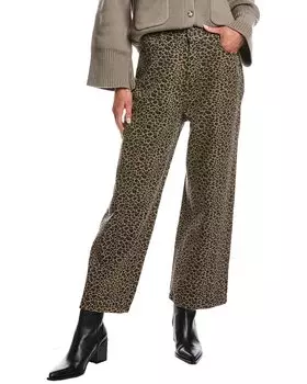 Широкие брюки из денима REVERIEE, серый