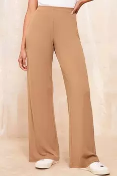 Широкие брюки из джерси Friends Like These, коричневый