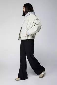 Широкие брюки из джерси Nasty Gal, черный