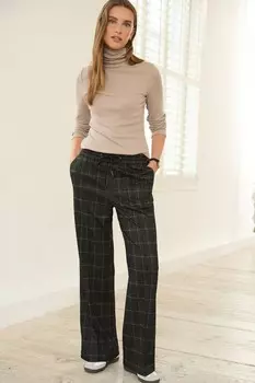 Широкие брюки из джерси Next, черный