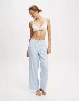 Широкие брюки из хлопка: фланели в клетку в стиле виндсерфинга с блестками Cotton:On