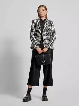 Широкие брюки из искусственной кожи, модель «DAGMA» Vila, черный