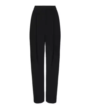 Широкие брюки из крепа Pinko, черный