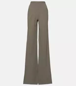 Широкие брюки из крепа Rick Owens, нейтральный