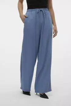 Широкие брюки из лиоцелла Vero Moda, синий
