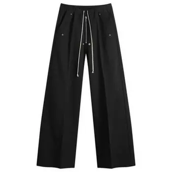 Широкие брюки из шерсти «Бела» Rick Owens, черный