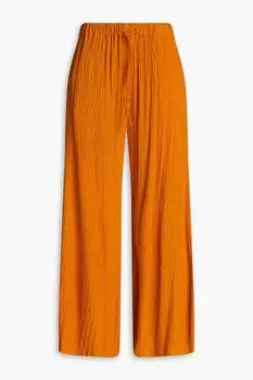 Широкие брюки из сирсакера Pisca BY MALENE BIRGER, оранжевый