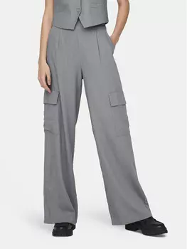 Широкие брюки из ткани Jdy, серый