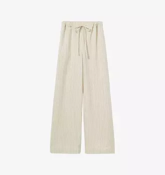 Широкие брюки из ткани с полосатым узором Claudie Pierlot, цвет divers