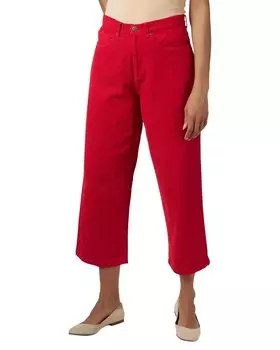 Широкие брюки из вельвета Frances Valentine, красный