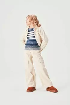 Широкие брюки из вельвета Name It, белый