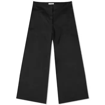 Широкие брюки Jil Sander Extreme Wide Leg Trousers, черный
