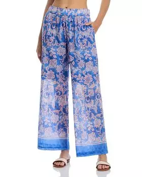 Широкие брюки Johnny Was, мультиколор