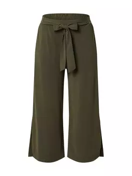 Широкие брюки Kaffe KAmalli, оливковый