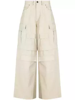Широкие брюки карго AMBUSH, нейтральный