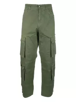 Широкие брюки-карго BARROW, зеленый