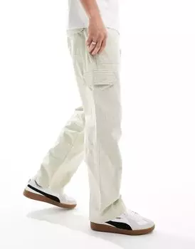 Широкие брюки карго Bershka